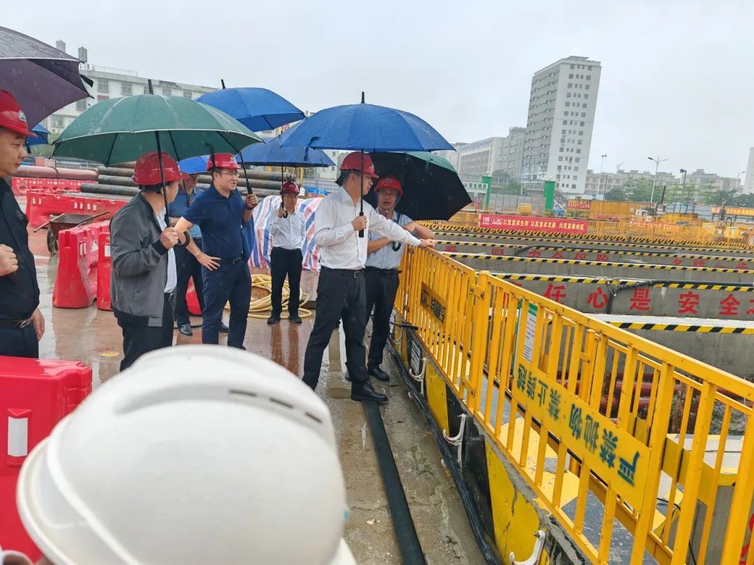 市领导到榕城区,揭东区和普宁市检查防汛工作