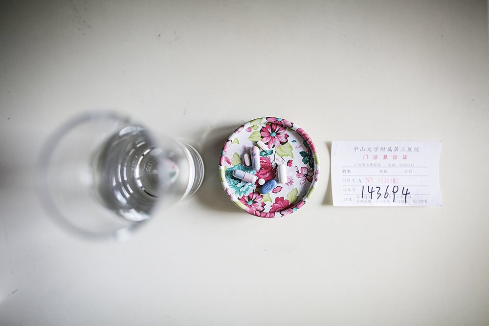 2018年3月16日,广州,在中山三院确诊抑郁症后,karlie开始遵照医生的