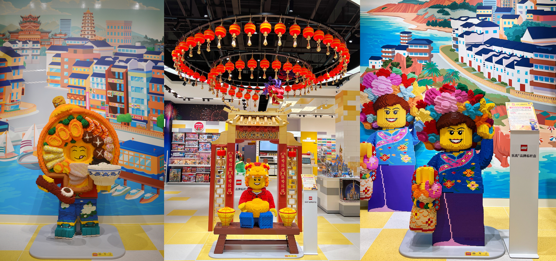 5米的佛跳墙仔就是用了48795颗乐高积木,用时140个小时拼搭而成.