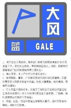 北京大风蓝色预警中!北风强劲需防范