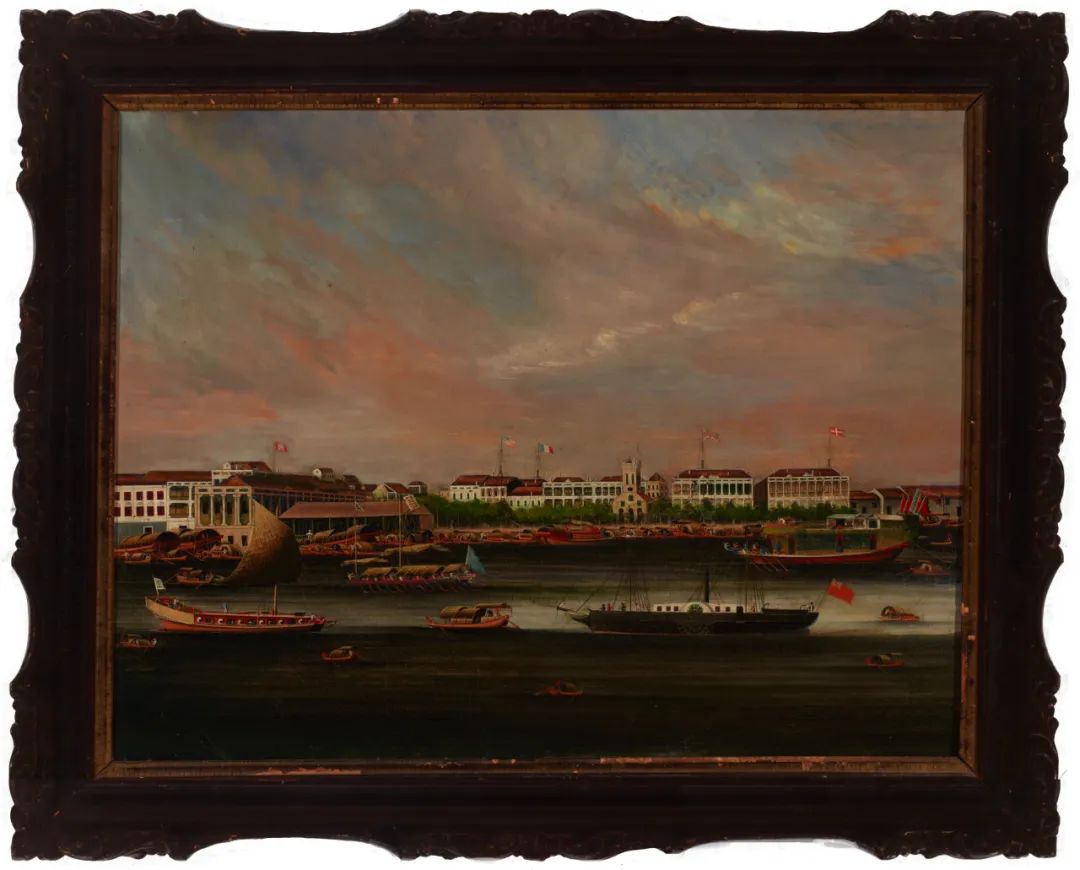 十三行总商伍秉鉴的肖像  林呱 1830年代 布本油画  64x48.