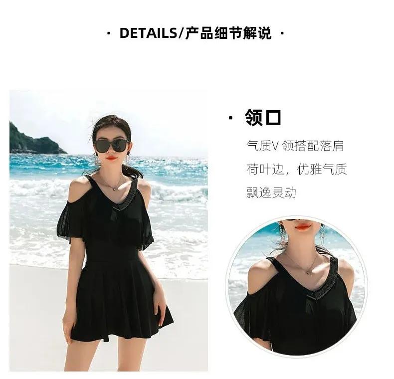 海边度假首选→比连衣裙还好看的速干连体泳衣