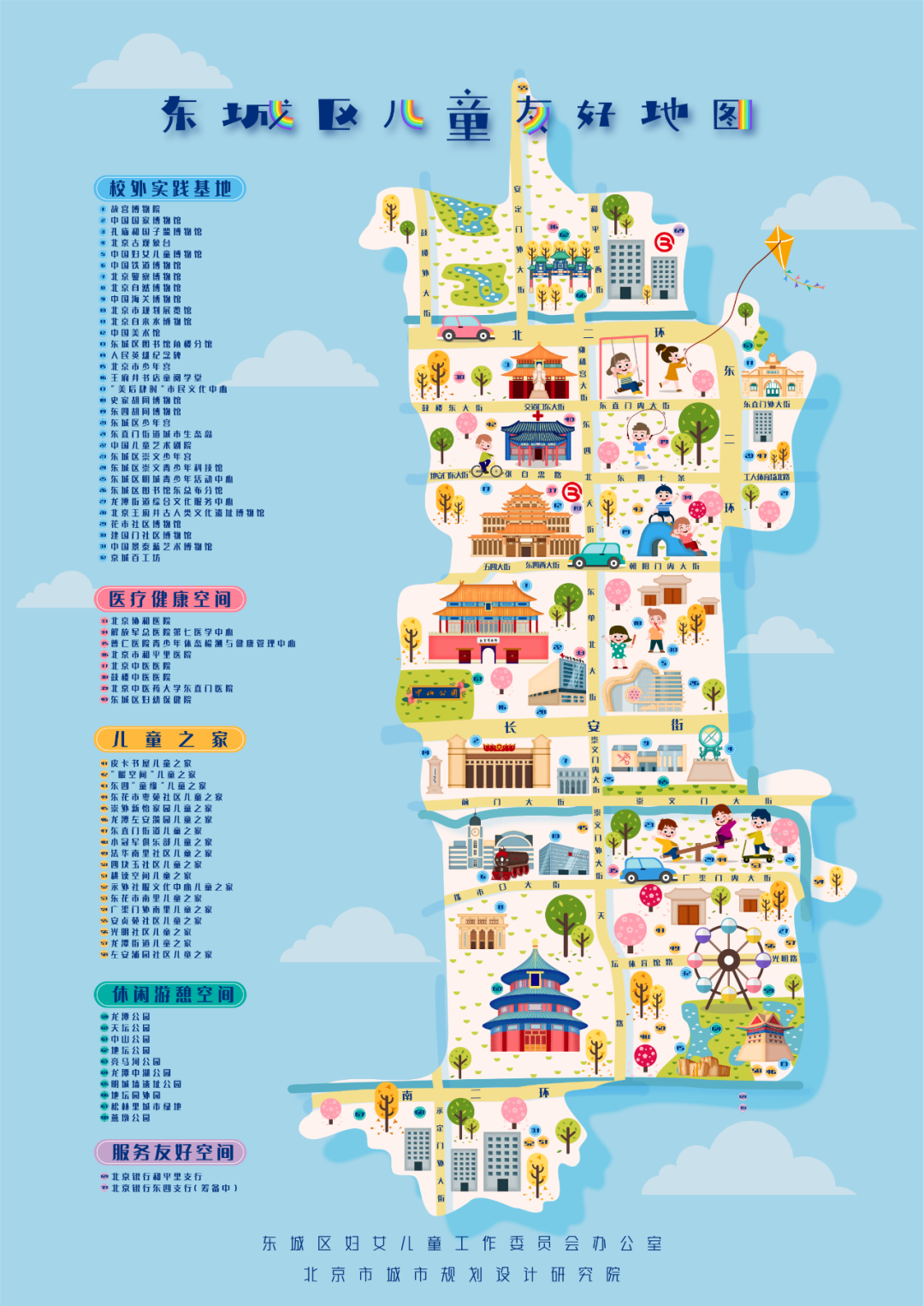 一批建设国家儿童友好城市名单,到同年7月发布《东城区儿童友好地图1