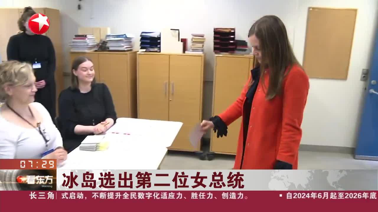 冰岛选出第二位女总统