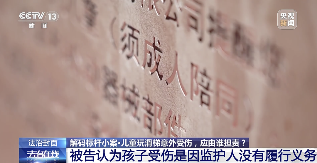 幼童玩滑梯逆行被踹跌落,谁应担责?