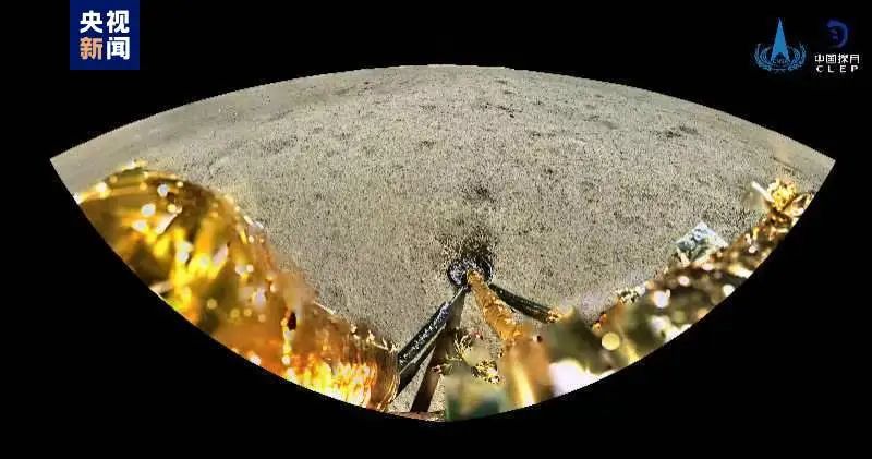嫦娥六号着陆器全景相机拍摄的影像图