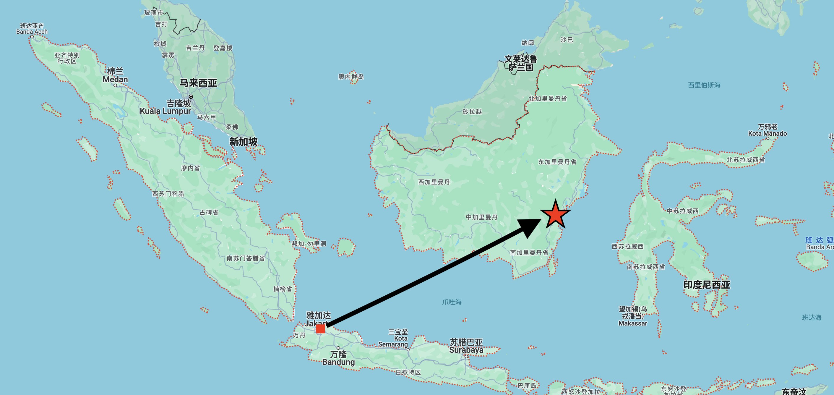 爪哇岛世界地图位置图片