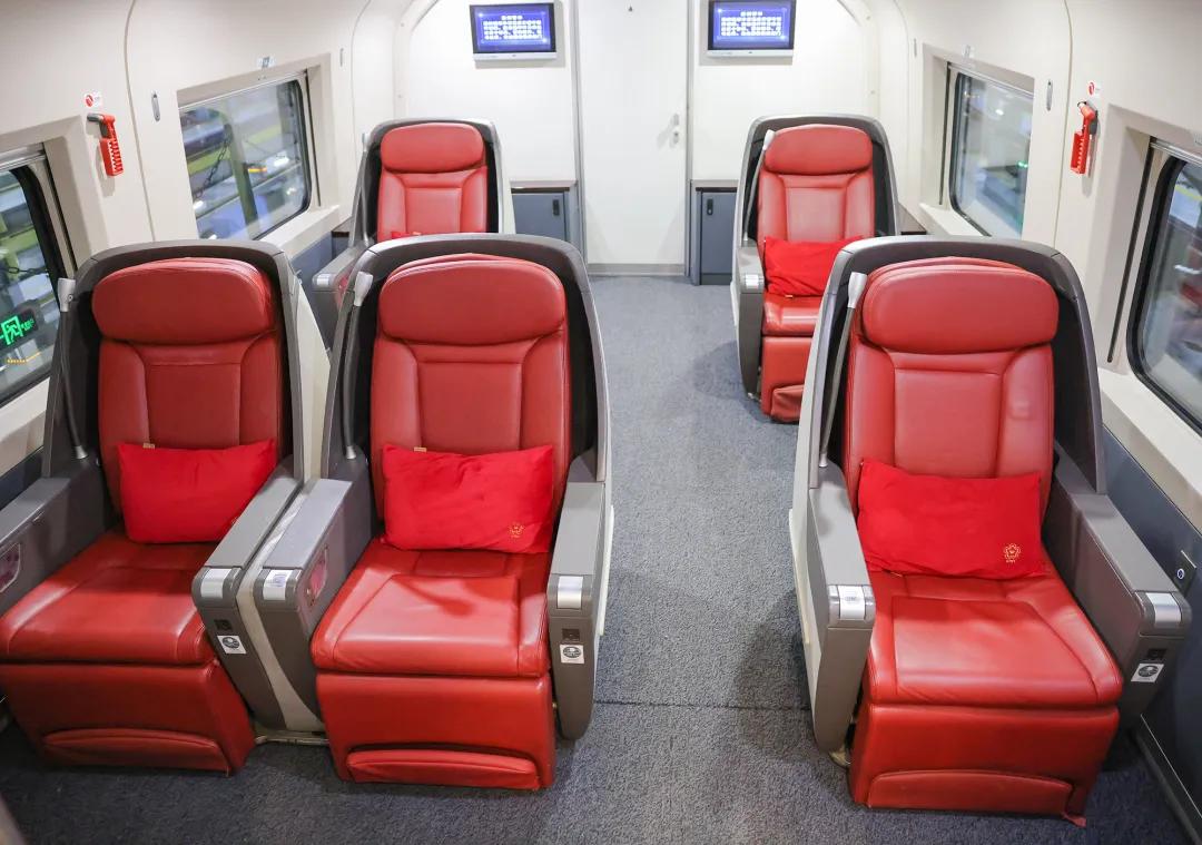 商务座座椅.图源:昆明铁路