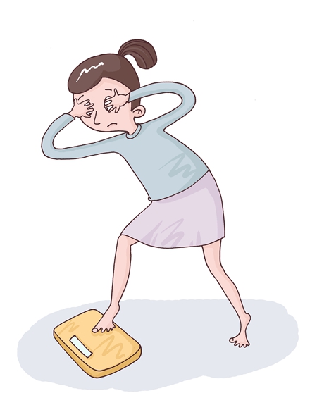 因节食减肥她们最终去看了妇科门诊