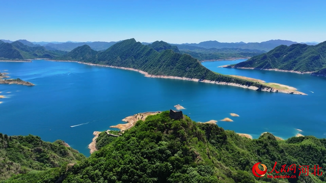 人民网记者 周博摄承德宽城蟠龙湖潘家口水下长城.