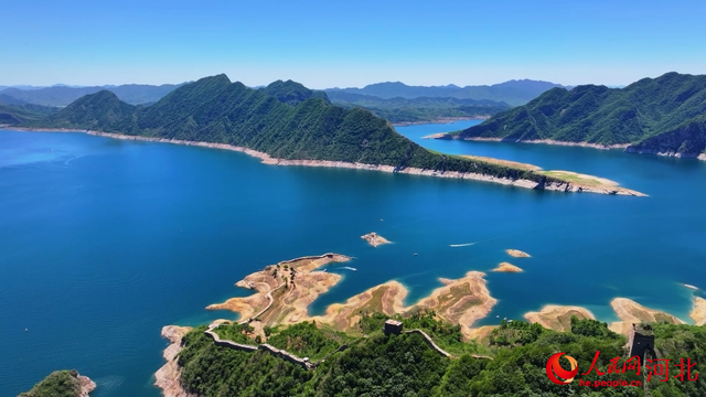 承德宽城蟠龙湖潘家口水下长城.