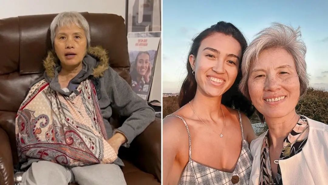 诺亚·阿加玛尼及其母亲李春红（社交媒体图片）