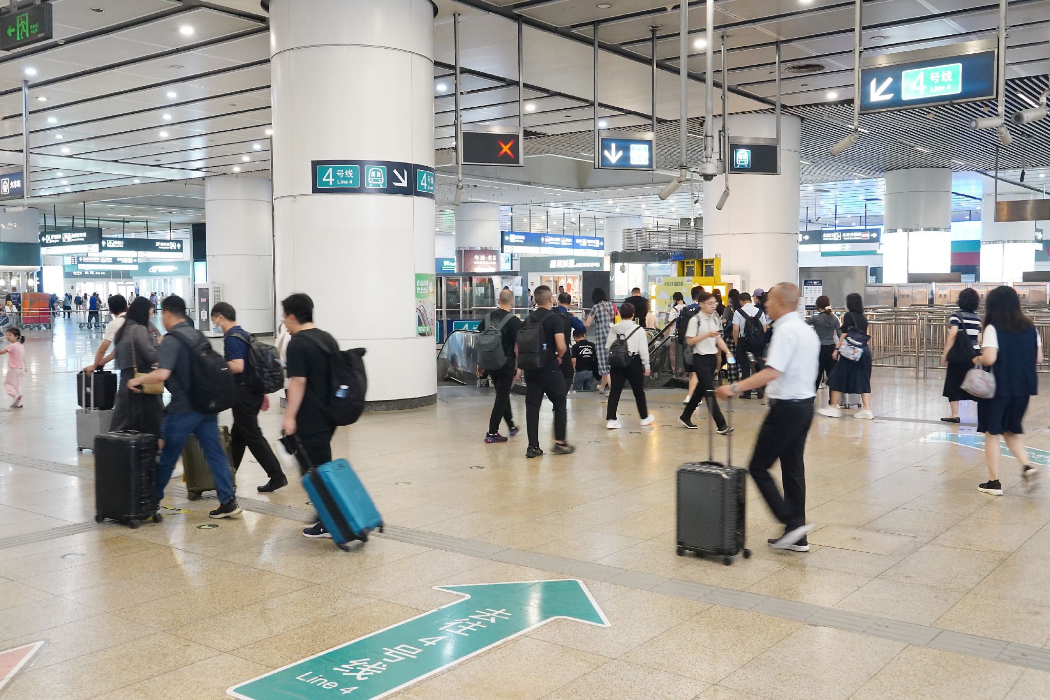 端午假期 京港地铁所辖各线客运量共计455.8万人次