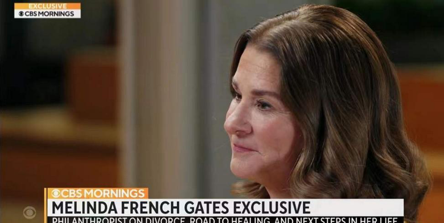 梅琳达接受媒体cbs的采访,谈起了她离婚的心路在梅琳达的家庭生恍中