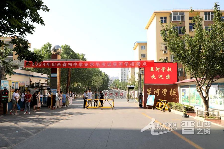 图为晋城市城区星河学校考点。
