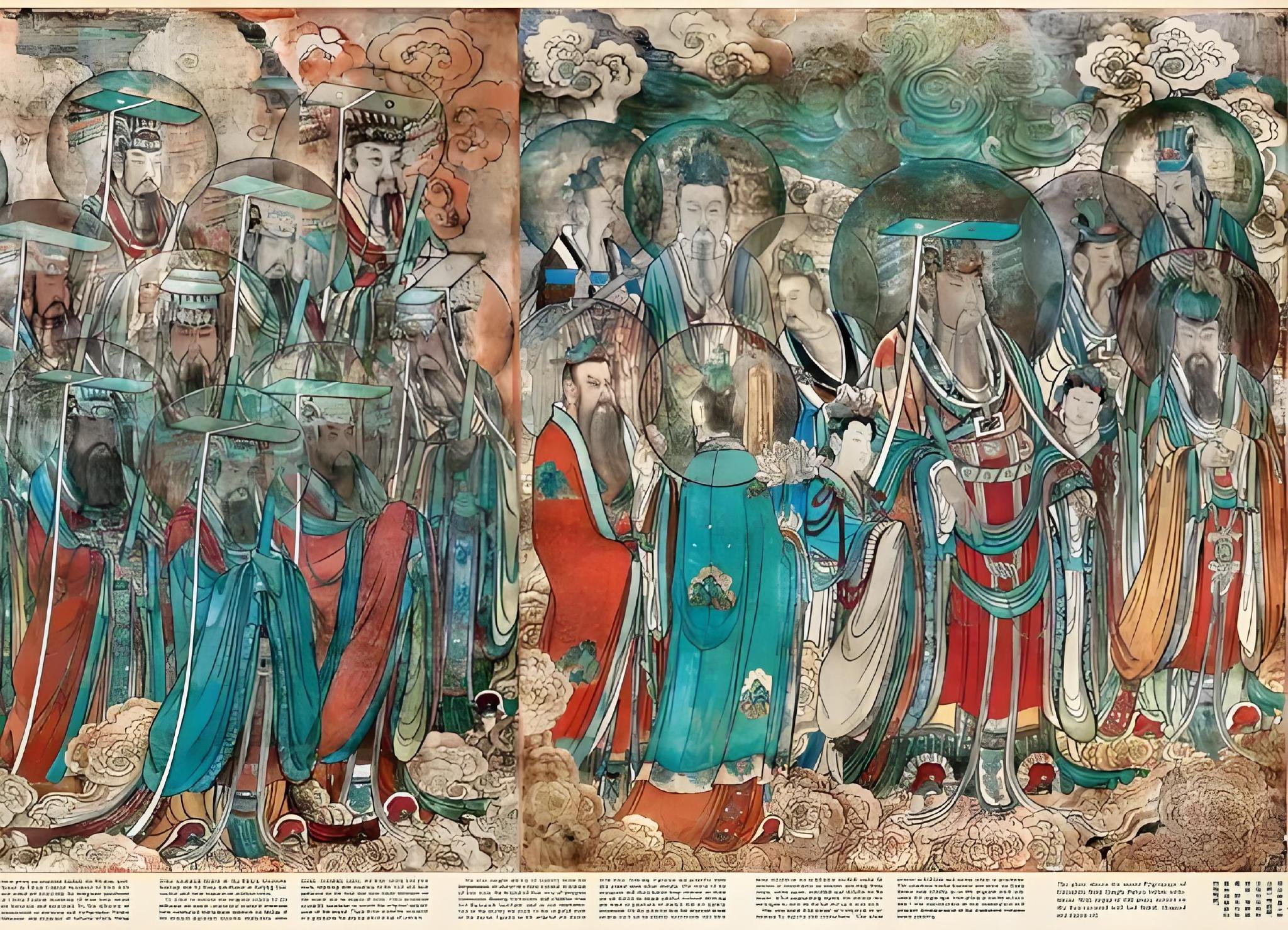 永乐宫壁画(局部).