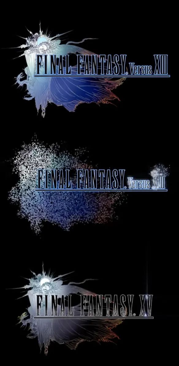 《最终幻想15》在2013年E3宣布时，原本写着13的logo摇身一变，成了15