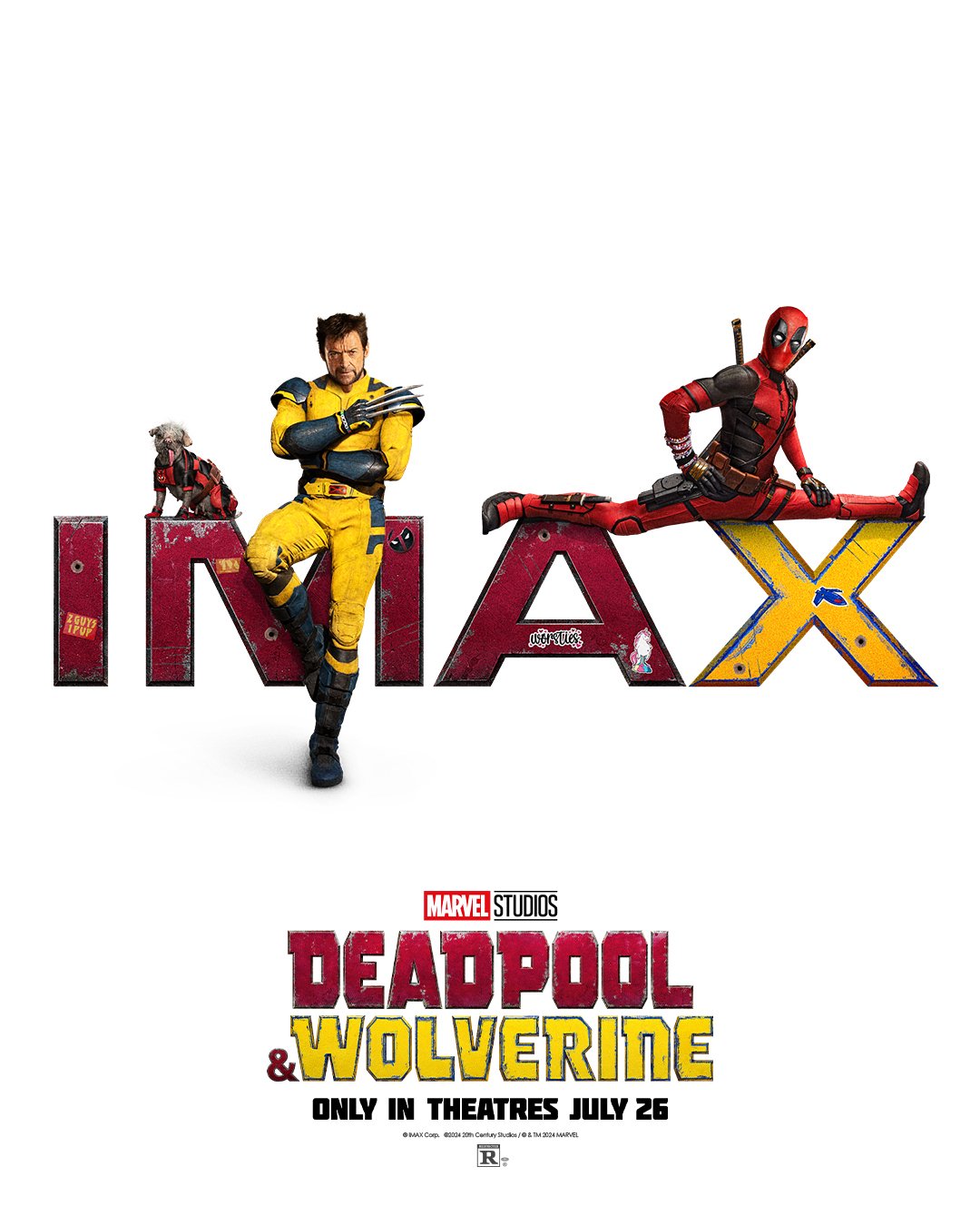 死侍大劈腿!曝光IMAX新海报!|死侍|IMAX|金刚狼_新浪新闻
