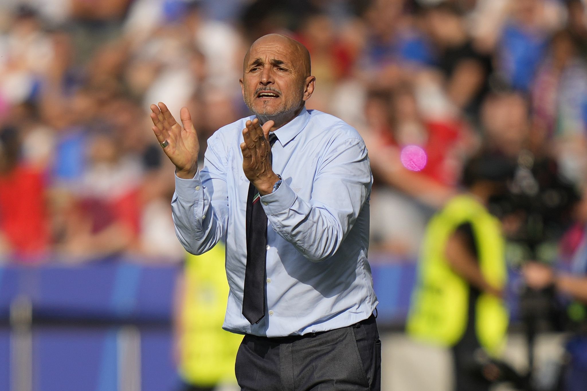 意大利主帅斯帕莱蒂.