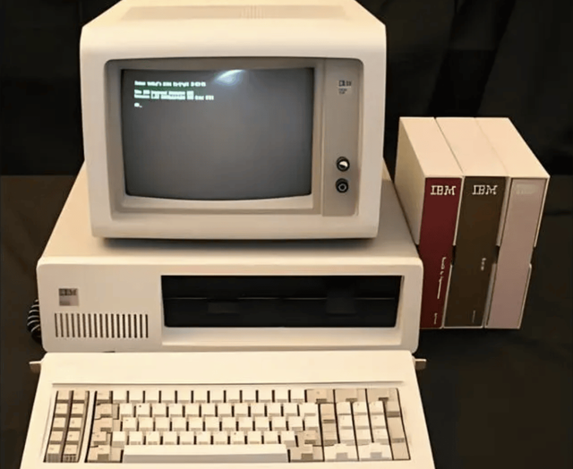 80年代ibm计算机 图源:pixabay