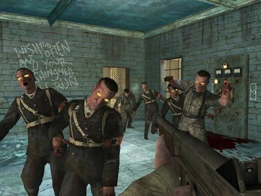 召唤:战争世界》(cod5)开始给自家作品设计具有独立世界观的僵尸模式