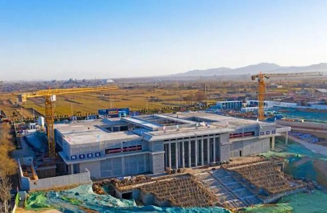 2023年2月,主体建设完工的陶寺遗址博物馆 李现俊 摄