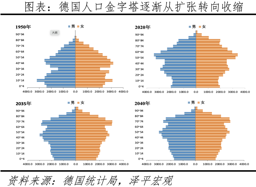 人口年龄结构金字塔图图片