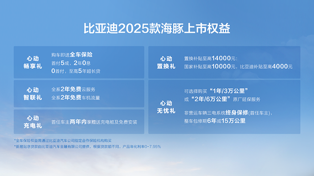比亚迪2025款海豚焕新上市 售9.98万-12.98万元-比亚迪海豚还值得等待吗