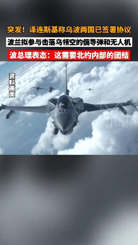 突发!泽连斯基称乌波两国已签署协议:波兰拟参与击落乌领空的俄导弹和无人机|导弹|波兰|无人机_新浪新闻