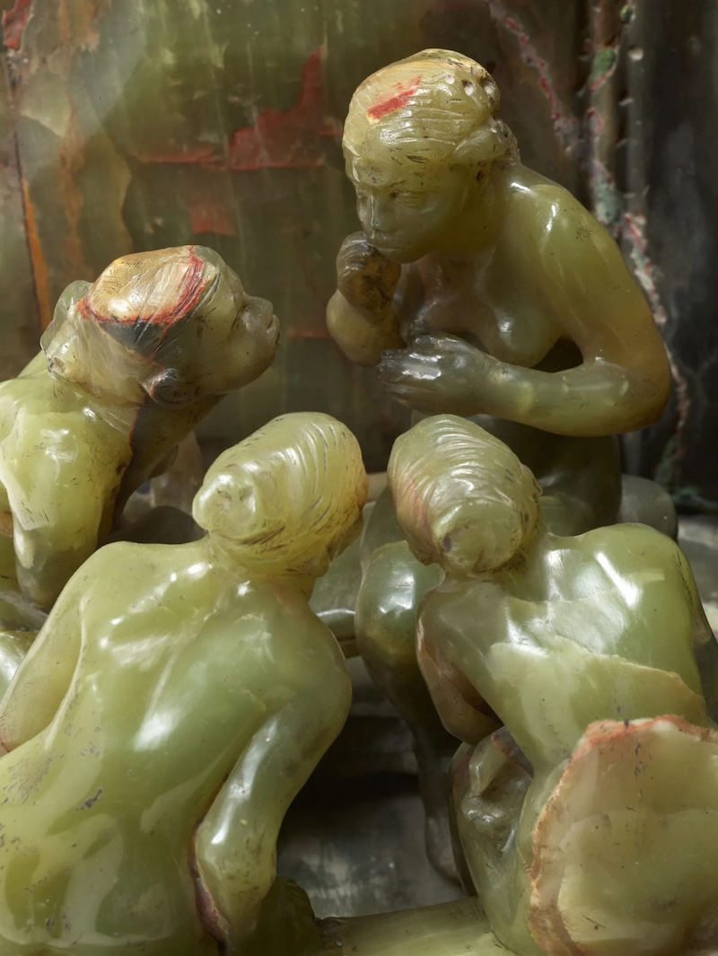 《闲聊者》（局部）