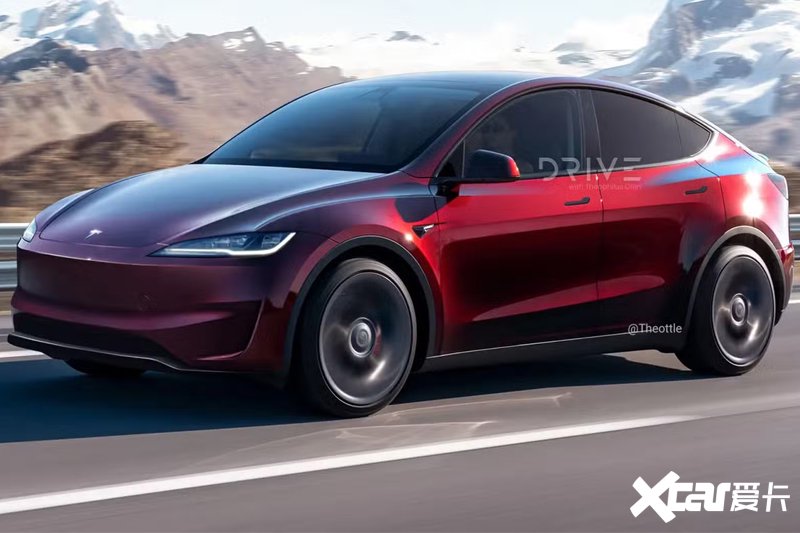 特斯拉改款Model Y曝光！年底首发/升级Model 3外观-新浪汽车