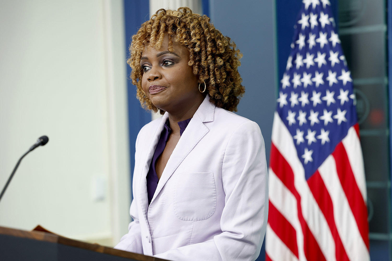 白宫发言人让-皮埃尔视觉中国