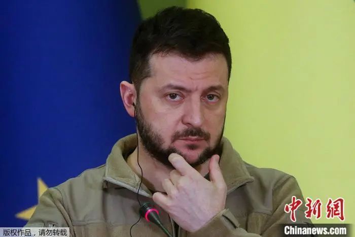 资料图:乌克兰总统泽连斯基.