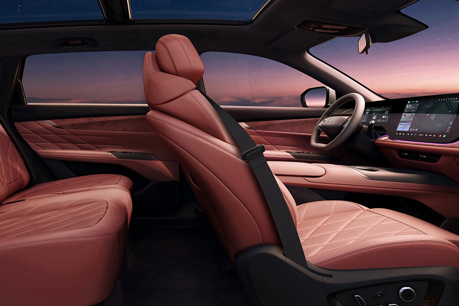 长安第四代cs75 plus内饰官图 配备零重力座椅