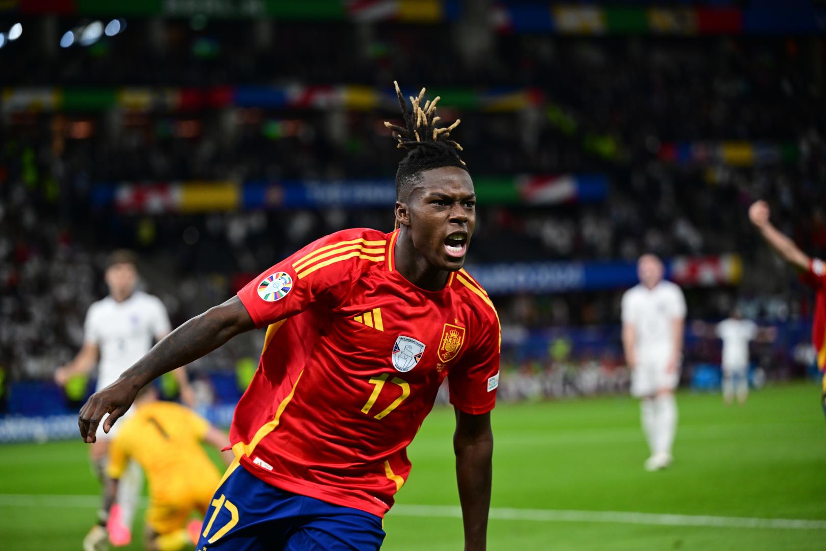 尼科·威廉斯庆祝进球 图据视觉中国