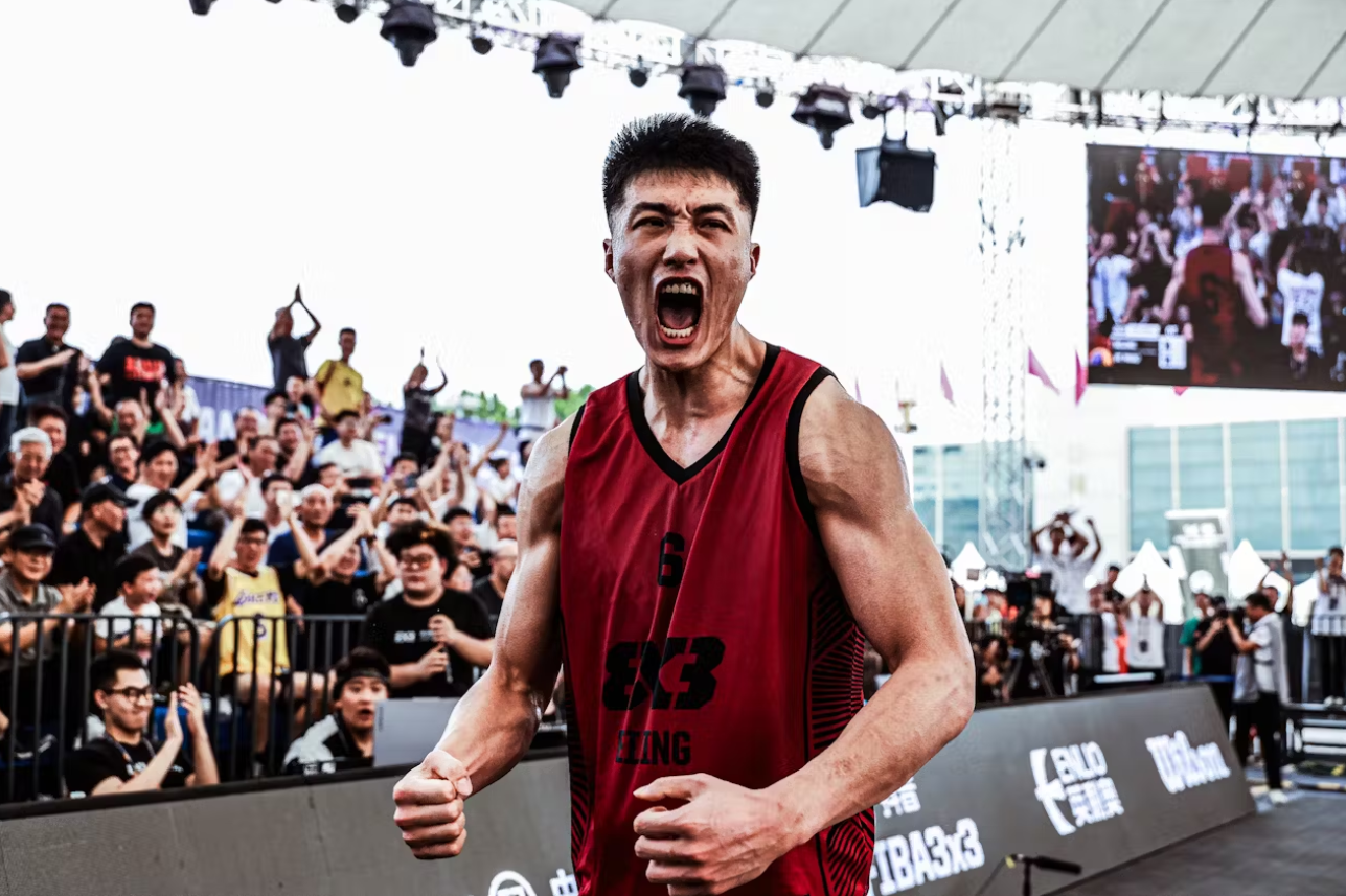 朱渊博完成绝杀.本文图片:fiba3x3官网