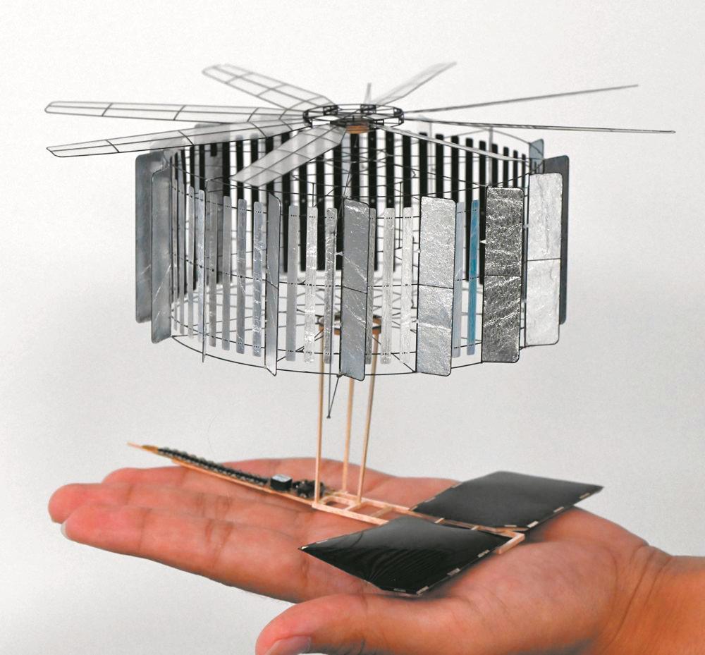 北航科研团队研发的太阳能动力微型无人机