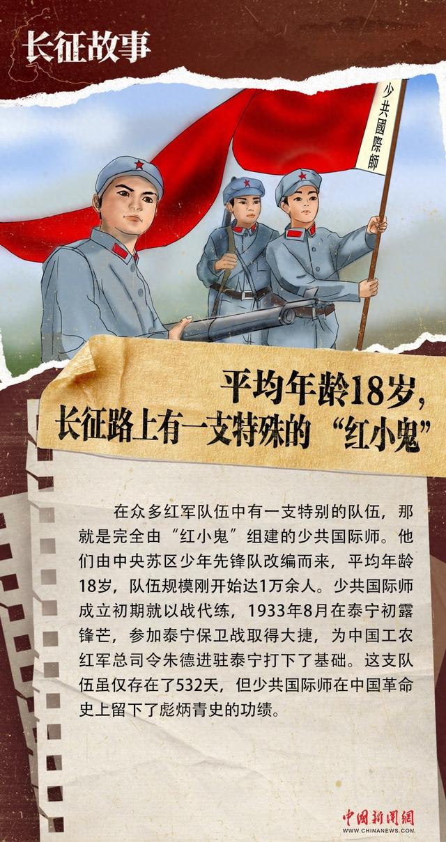 长征故事|平均年龄18岁,长征路上有一支特殊的 "红小鬼"队伍
