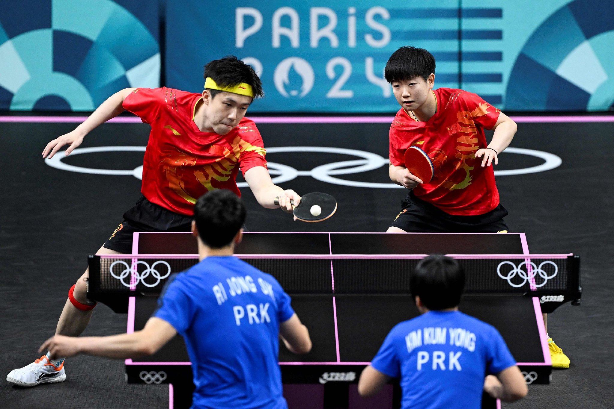 　王楚钦表示愿意为混双金牌付出生命。