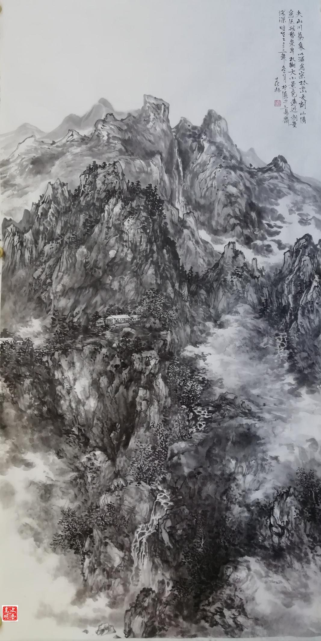 五人艺术展(一) :蒋春林的"山水"之妙
