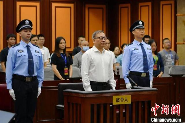 图为陈如桂在庭审现场。广西高院供图