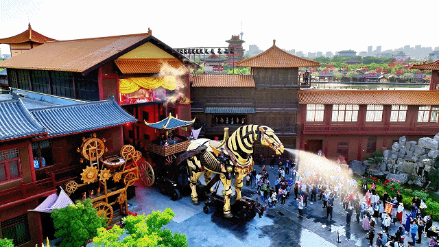 全国中小学生背宋词可免费游河南开封清明上河园赏《大宋·东京梦华》