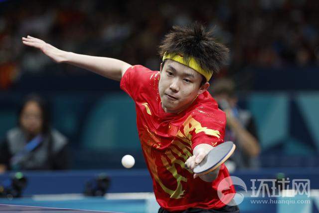 (环球时报-环球网 李昊 摄)8月9日,在巴黎奥运会乒乓球男子团体决赛中