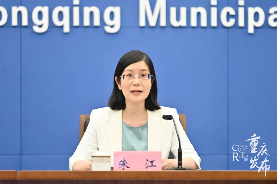 朱江介绍有关情况 邹乐 摄