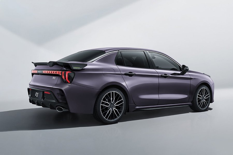 领克03冠军版官图发布 新增紫色外观/碳纤维尾翼