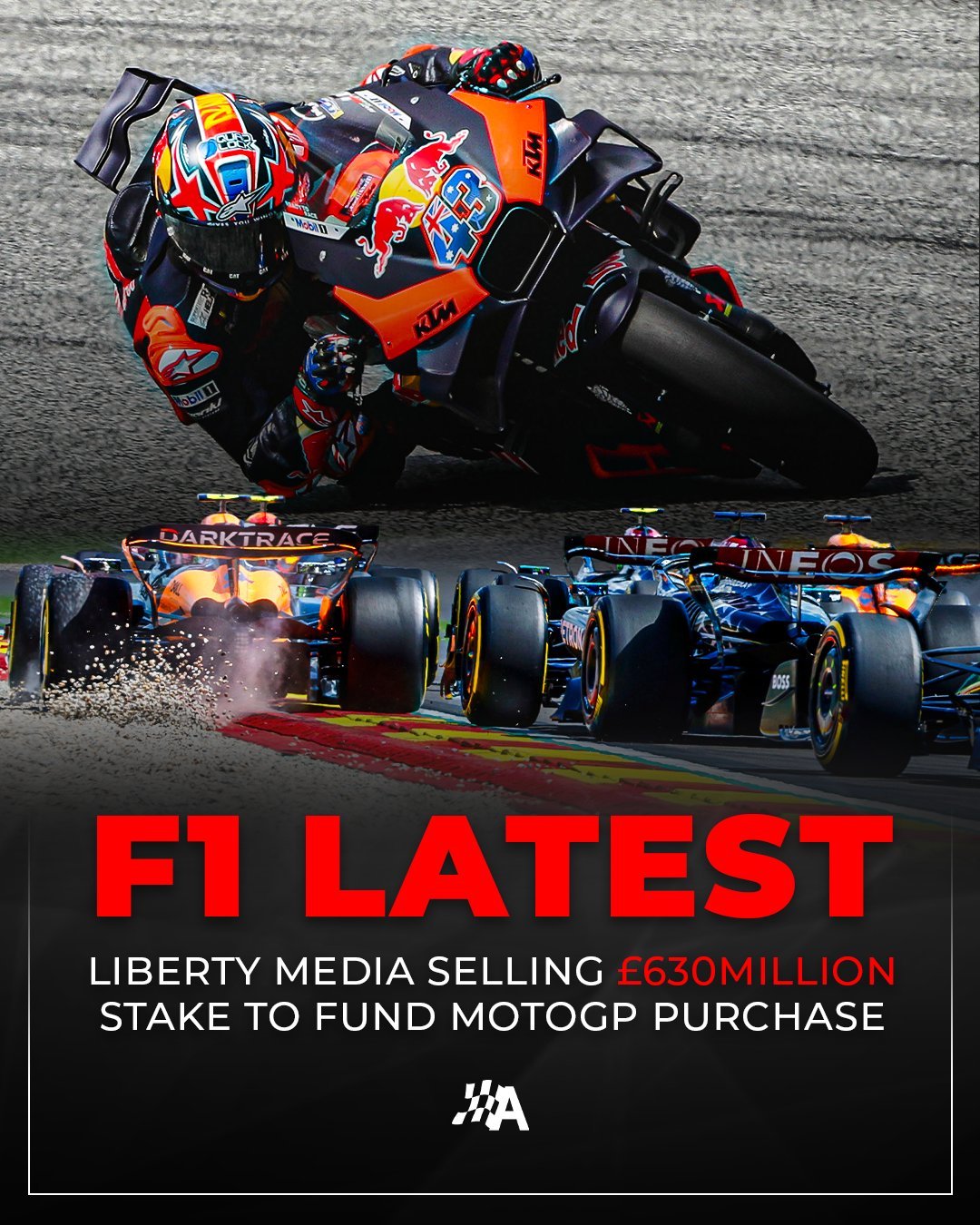 自由媒体宣布将出售价值8.25亿美元的F1股份…|F1荷兰大奖赛|MotoGP|大奖赛|荷兰|版权_新浪新闻