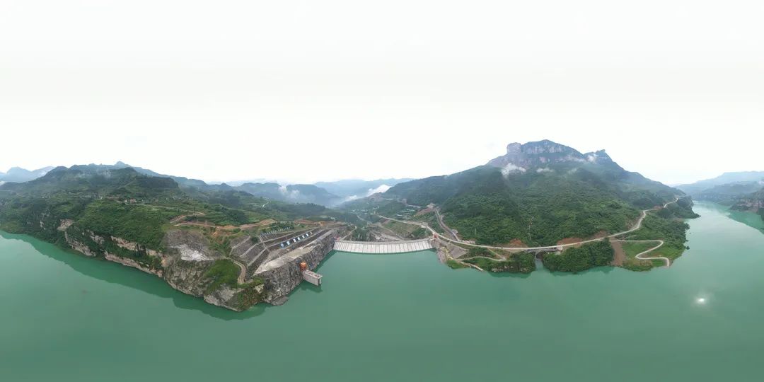 金佛山水库大坝全景(资料图)&nbsp; 重庆市水利局供图