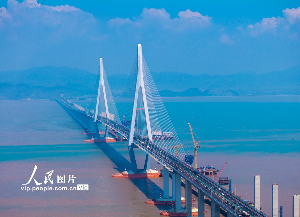 浙江宁波:象山港跨海大桥有序推进|浙江省|宁波市|象山_新浪新闻