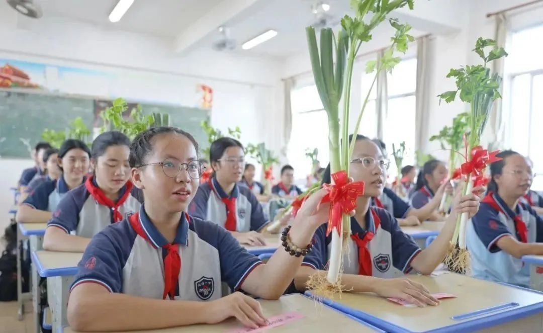 同学们在上“开学第一课”。图源北海日报