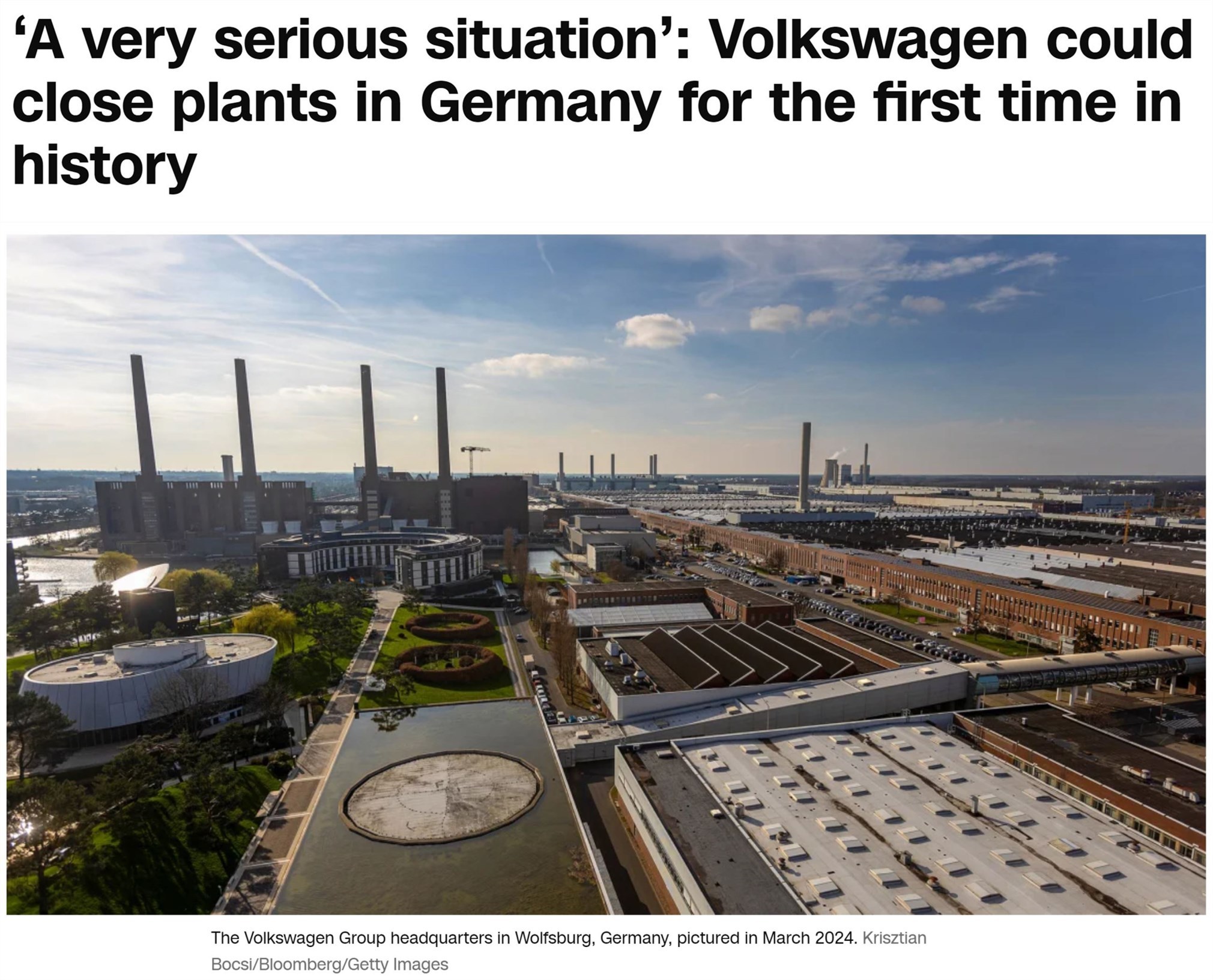 大众考虑史上首次关闭德国工厂意味着什么-新浪汽车